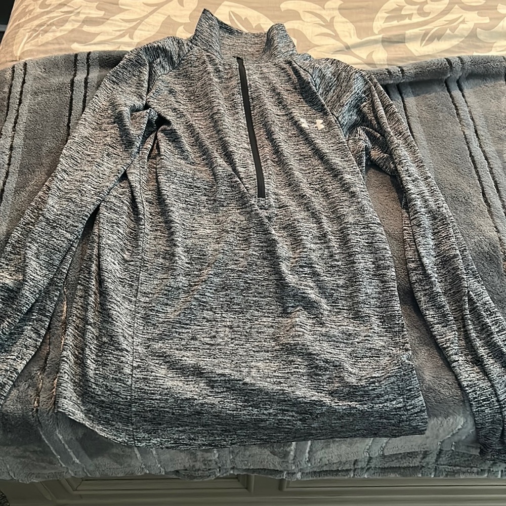 Grey Under Armor zip up